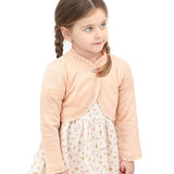 Girls' Bolero Cardigan Shrug Knit Long Sleeve Button Closure