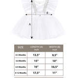 Baby Sequined Tulle Party Dress Set
