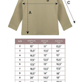 Little Girls Cotton Long Sleeve Basic Crewneck T-Shirt