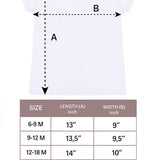 Baby Girls' Basic T-Shirt Short Sleeve Crewneck Tee