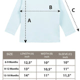 Baby Girls' Basic Long Sleeve Round Neck T-Shirt