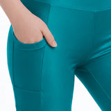 Lilax Girls Athletic Shorts with Pocket High Waisted Biker Shorts for Dance Yoga Gymnastics
