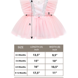 Baby Sequined Tulle Party Dress Set
