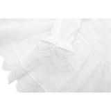 Baby Girls Lace Baptism Dress Christening with Matching Headband