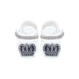 Newborn Baby 4-Piece Cotton Jeweled Layette Set