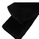 Girls Faux Fur Shrug Jacket Tied Ribbon Cozy Bolero