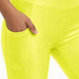 Lilax Girls Athletic Shorts with Pocket High Waisted Biker Shorts for Dance Yoga Gymnastics