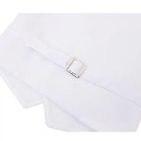 Little & Youth Boys Formal Suit Set Slim Fit Vest, White Dress Shirt, Dress Pants and Bowtie 4 Piece
