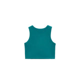 Girls' Double Lined Sleeveless Basic Crop Tank Top