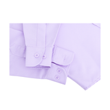 Lilax Boys' Button Down Shirt Solid Long Sleeve Dress Shirt