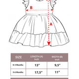 Baby 3-Piece Ruffle Tulle Dress Set