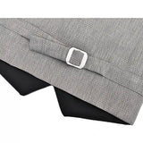 Toddler & Youth Boys 4 Piece Formal Suit Set V-Neck Vest White Dress Shirt Dress Pants and Bowtie 6-12 Years