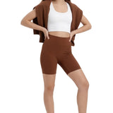 Lilax Girls High Waist Biker Shorts — Premium Soft 4-Way Stretch Yoga & Dance Athletic Shorts