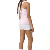 Girls' Soft Solid Cotton Blend Racerback Tank Top