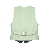 Boys Formal Suit 4 Piece Vest, Pants and Tie Dresswear Suit Set