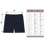 Little Girl Cotton Basic Solid Short
