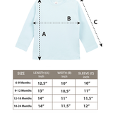 Baby Cotton Long Sleeve Basic Crewneck T-Shirt