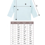 Little Girls Cotton Long Sleeve Basic Crewneck T-Shirt