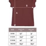 Baby Cotton Puff Sleeve Basic Crewneck T-Shirt