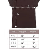 Baby Cotton Puff Sleeve Basic Crewneck T-Shirt