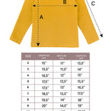 Little Girls Cotton Long Sleeve Basic Crewneck T-Shirt