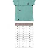 Girls' Basic Cotton T-Shirt  Short Puff Sleeve Crewneck / 8 to 10