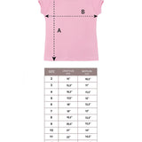 Girls' Basic Cotton T-Shirt  Short Puff Sleeve Crewneck / Toddler