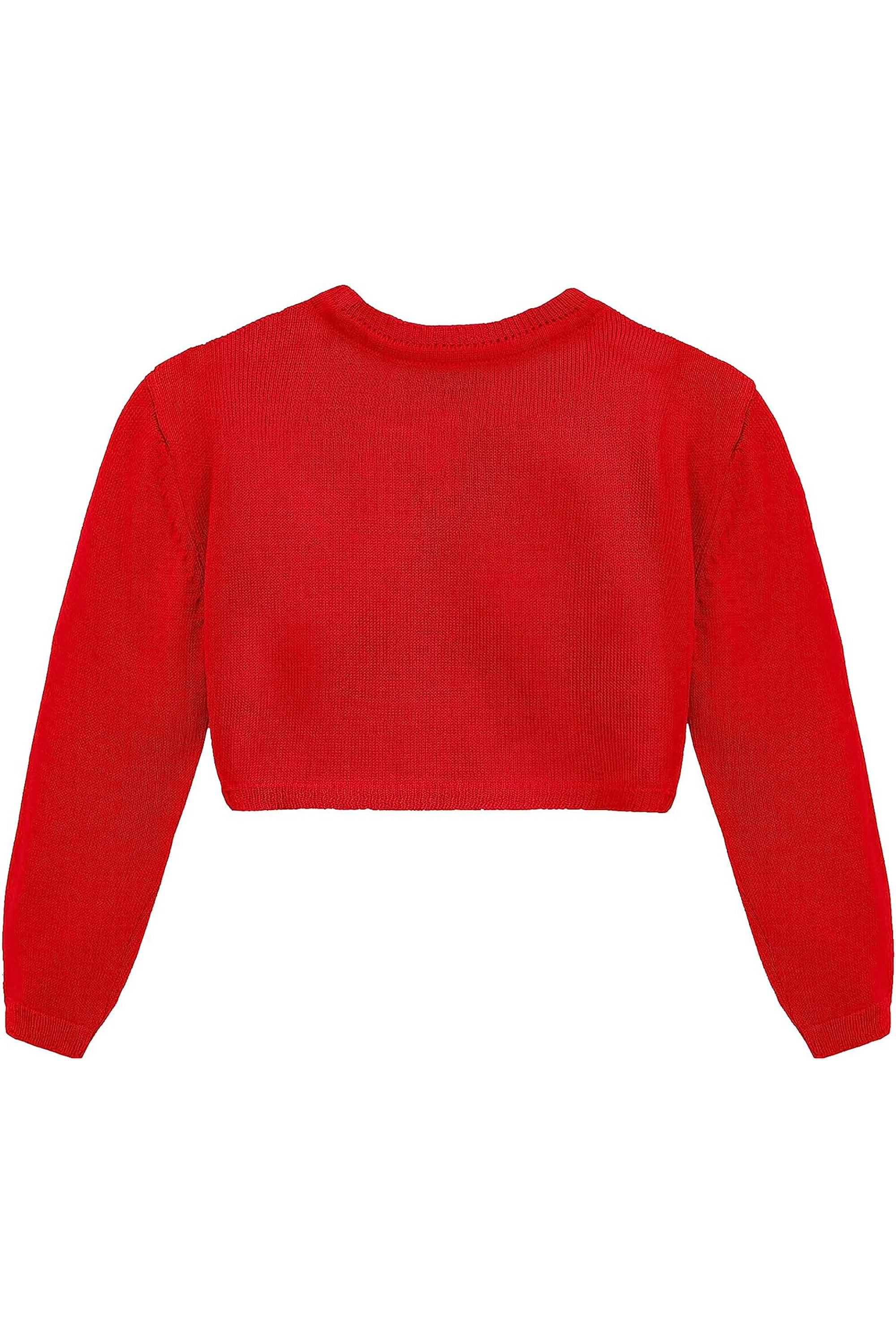 Baby girl red bolero shop