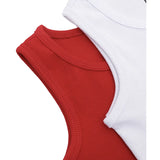 Girls 2-Pack Basic Cropped Tank Top