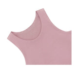 Girls' Double Lined Sleeveless Basic Crop Tank Top