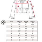 Girls Patterned Knit Bolero Cardigan