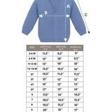 Lilax Little Boys Basic Long Sleeve V-Neck Classic Knit Cardigan Sweater