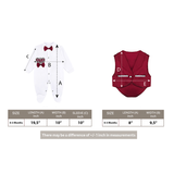 Newborn Baby Cotton 5-Piece Satin Detailed Take Me Home Set