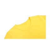 Girls Short Sleeve Crewneck Crop Top Tee