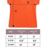 Baby Girls' Basic T-Shirt Short Sleeve Crewneck Tee