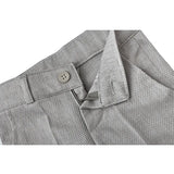 Boys 4-Piece Slim Fit Textured Suit Set