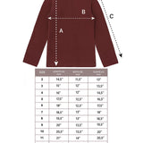 Little Girls Cotton Long Sleeve Basic Turtleneck T-Shirt