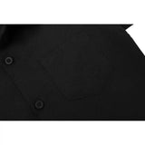 Boys' Button Down Shirt Solid Short Sleeve Classic Solid Oxford Dress Shirt