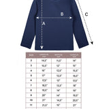Toddler Cotton Long Sleeve Basic Mock-Neck T-Shirt