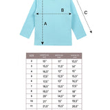 Little Girls Cotton Long Sleeve Basic Crewneck T-Shirt