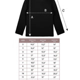Toddler Cotton Long Sleeve Basic Mock-Neck T-Shirt