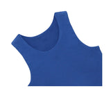 Girls' Double Lined Sleeveless Basic Crop Tank Top