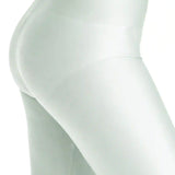 Girls Shiny High Waisted Leggings – Dance & Gymnastics Stretch Tights