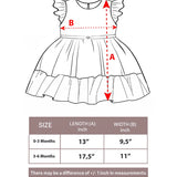 Baby 3-Piece Ruffle Tulle Dress Set