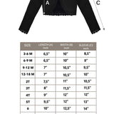 Little Girls' Knit Long Sleeve Button Closure Bolero Cardigan Shrug
