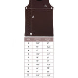 Girls' Soft Solid Cotton Blend Racerback Tank Top / 8 to 10 Years