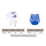 Newborn Baby Cotton 5-Piece Satin Detailed Take Me Home Set