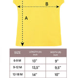 Baby Girls' Basic T-Shirt Short Sleeve Crewneck Tee