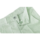 Boys 4-Piece Slim Fit Textured Suit Set