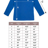 Lilax Girls' Basic Long Sleeve Round Neck Cotton T-Shirt